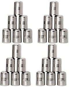 easy root (Pack of 24) Steel Drinking Glass - Set of 24 pcs Glass Set ...