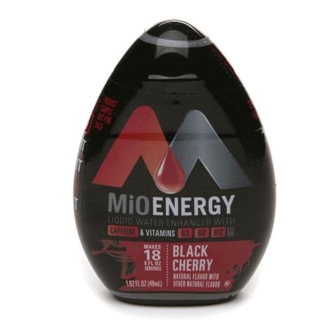 MiO Energy Liquid Water Enhancer Black Cherry1.62oz - Walmart.com
