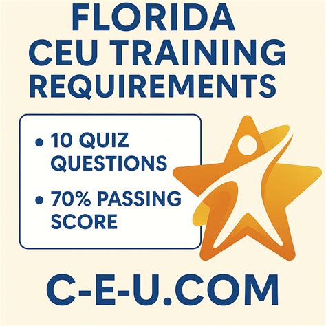 Florida CE Training Requirements: How C-E-U.com Keeps You in Compliance ...