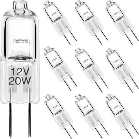 AHEVO G4 Halogen T3 20 Watt 280lm G4 Bi-Pin Bulb AC/DC12 Volt for Under ...