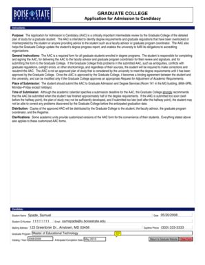 Fillable Online edtech boisestate Here is an example of a completed ...