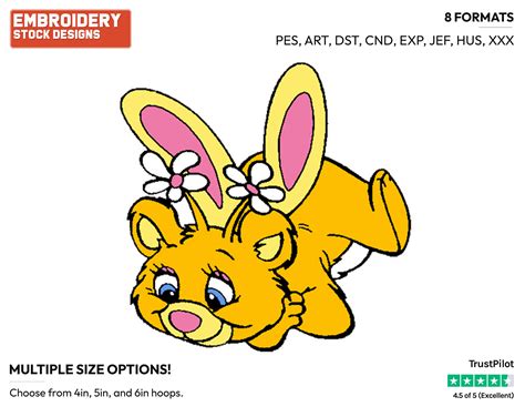 Butterbear - The Wuzzles - TV Shows - Disney Embroidery Design in 3 ...