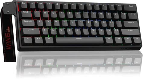 Amazon.com: Keychron K10 HE Hall Effect Keyboard Wireless, Magnetic Switch Hot Swappable, Adjustable Actuation Rapid Trigger Mode with Aluminum   Wood Frame, Full-Size Custom RGB for Mac Windows Linux - Black : Video Games
