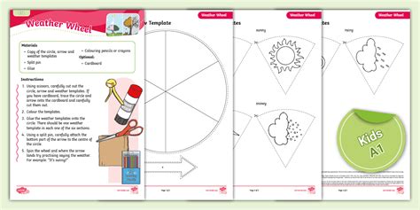Twinkl ESL Weather Wheel Craft (teacher made) - Twinkl