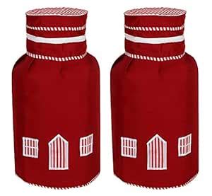 Buy Kuber Industries 2 Pieces Cotton Dust-Water Proof LPG Gas Cylinder ...