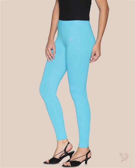 Cotton Ankle Legging - Sky Fall