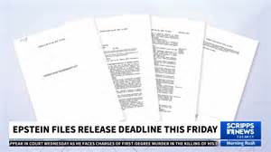 Friday is the deadline to release the Epstein files. Here's what to expect