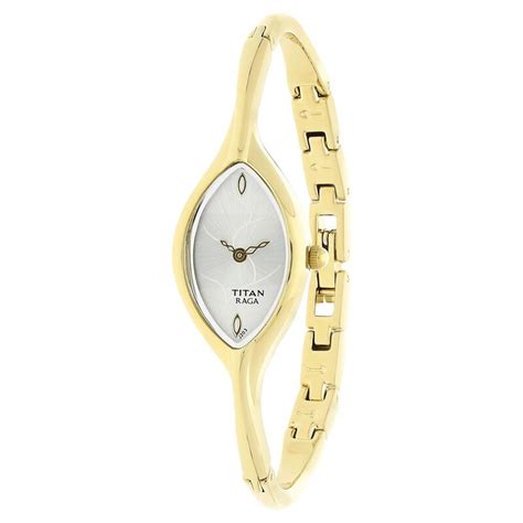 Buy Online Titan Raga White Dial Women Watch With Metal Strap ...