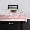 Buy BLOCKS OF INDIA Hand Block/Batik Printed Cotton Rectangular Table ...