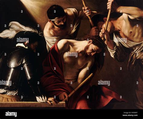 The Crowning with Thorns Caravaggio (1602 Stock Photo - Alamy