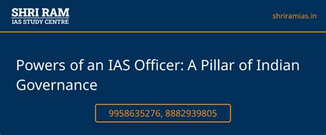 Powers of an IAS Officer: A Pillar of Indian Governance | Best IAS ...