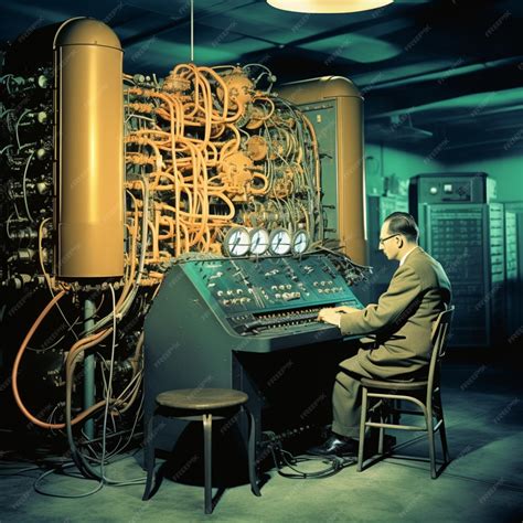 Premium AI Image | Worlds first discovered computer images Generative AI