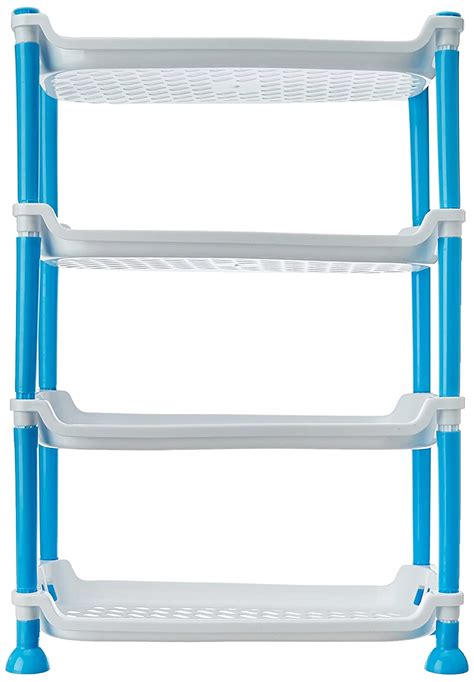 Haixing Plastic 4 Layer Rack, Multicolour : Amazon.in: Home & Kitchen