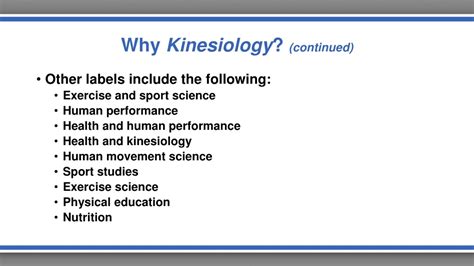 PPT - Introduction to Kinesiology PowerPoint Presentation, free ...