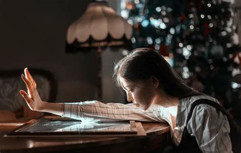 Wallpaper girl, the sun, reflection, mirror, Juliana Naidenova ...