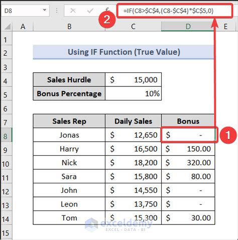 Excel Bonus 的图像结果