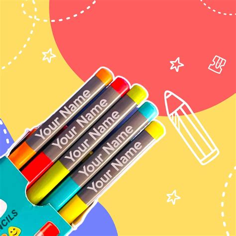 Customized Name Pencils for Kids (Pack of 10 Pencils) – LittleNods