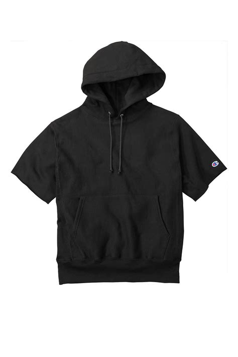 Champion S101SS - Reverse Weave Short Sleeve Hooded Sweatshirt $60.42 ...