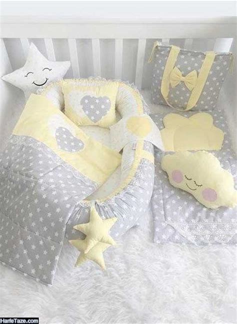 ست سرویس خواب نوزاد 2020 - 99 | 50 مدل زیبای ست لحاف و تشک نوزاد دختر و پسر