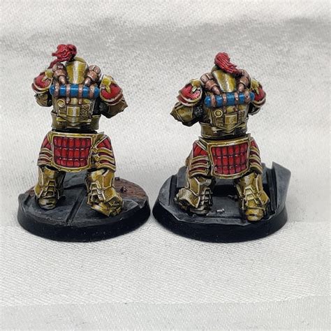 I painted two more Thunder Warriors. Comments are welcome. : r/40k