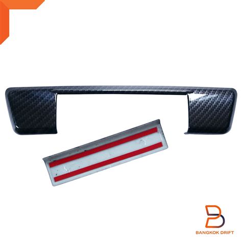 Carbon Fiber Black Tailgate Handle Cover Insert For | Ubuy India