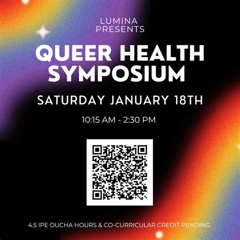 Queer Health Symposium - Students