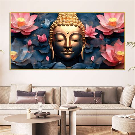 Buddha Wall Painting for Luxury Home Décor