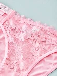 APRSEA 3 PSC Of Women's Letter LOVE Sexy Panties Lace Splicing Charming ...