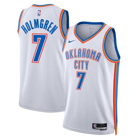 Mens Oklahoma City Thunder Chet Holmgren 2022/23 Association Edition ...