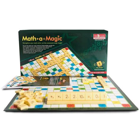 Buy Math a Magic - Crossword Style Board Game (8 Years till Grown Ups ...
