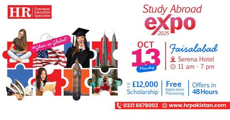 Study Abroad Expo 2025 Faisalabad – Free 1:1 Consultation with Top ...