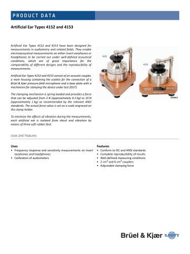 Hand-held Analyzer Types 2250 and 2270 for Types 2250-S, 2250-S-C, 2270 ...