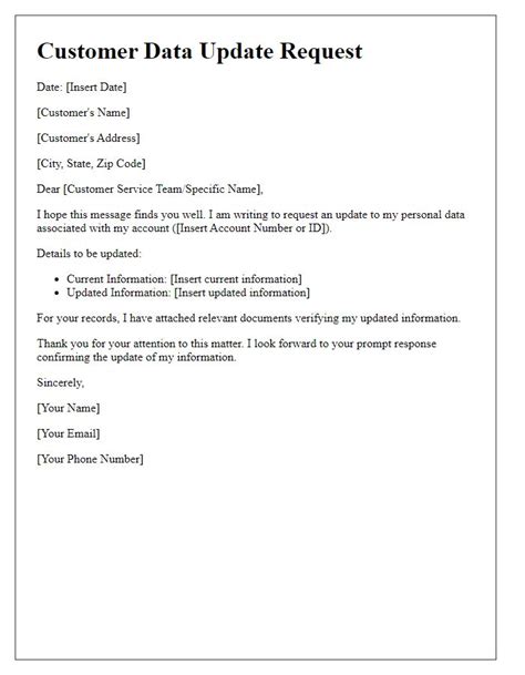 Image result for Customer Information Update Request Notification