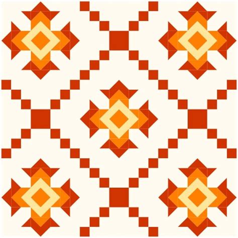 Buy God's Eye (ojo De Dios) Quilt BLOCK Pattern - PDF Instant Download ...