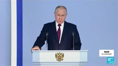 Putin thanks the people of annexed Donbas region in war speech - France 24
