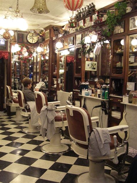Barber shop, NYC | Barber shop decor, Old school barber shop, Barber shop