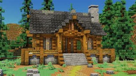 Image result for Minecraft Log Cabin Tutorial
