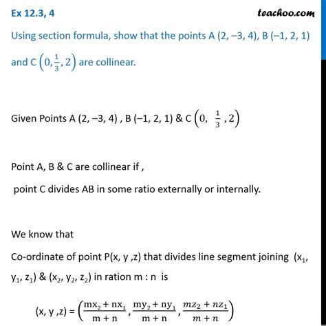 Section Formula In Coordinate Geometry 的图像结果