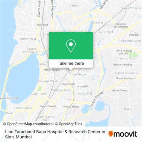 How to get to Lion Tarachand Bapa Hospital & Research Center in Sion in ...