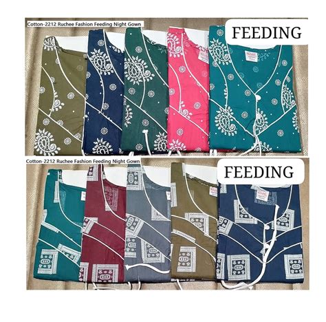 Cotton-2212 Ruchee Fashion Feeding Night Gown – Kavya Style Plus