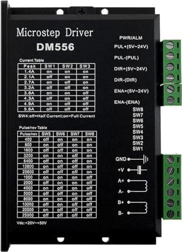 REES52 CNC Digital Stepper Driver DM556 Stepper Motor Controller 2 ...
