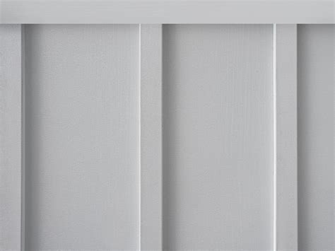 White Vertical Wood Siding