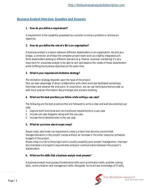 Image result for Business Analyst Interview Questions Answers