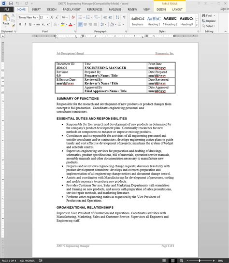 Image result for Engineering Manager Job Description Examples