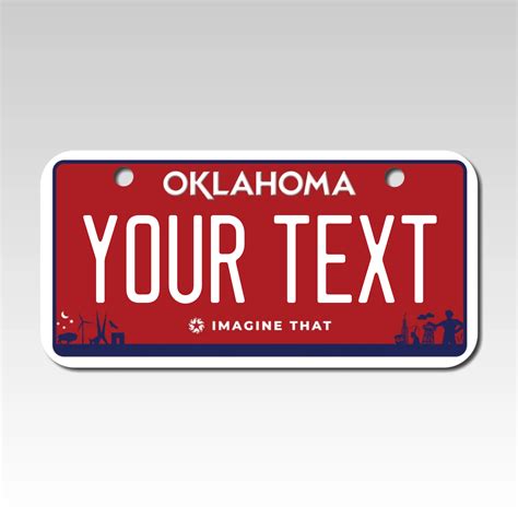 Personalized Oklahoma License Plates – Custom Plate Pros