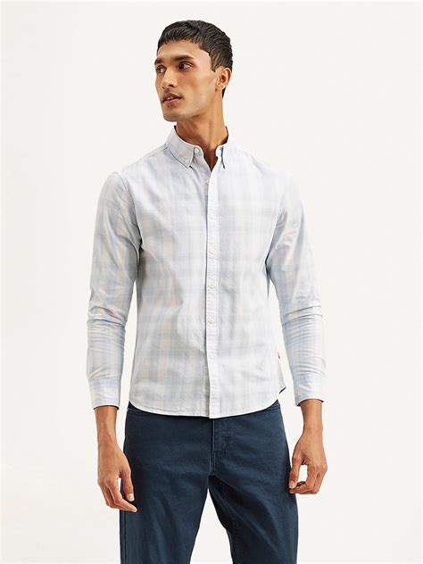 Men's Checkered Slim Fit Shirt – Levis India Store