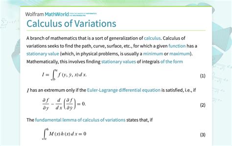 Image result for Calculus of Variations Introduction