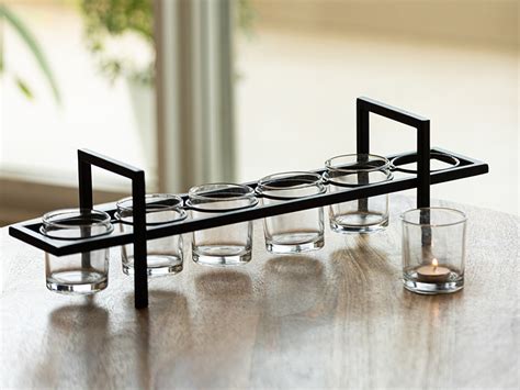Buy ExclusiveLane 'Floating Flames' Glass Votive Table Tea Light Holder ...