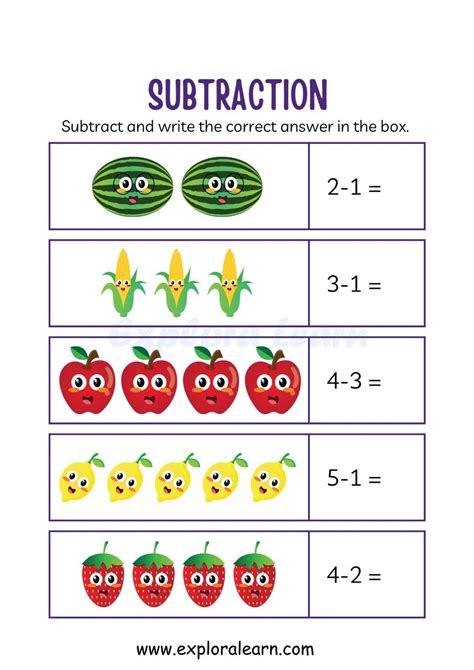 Image result for Subtraction Left Over Example Picture