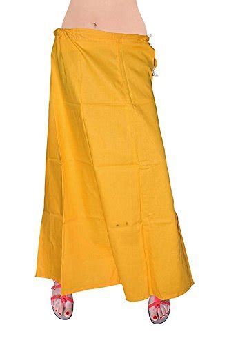 Shree Charbuja Sales Women's Cotton Petticoat (Yellow_Free Size ...